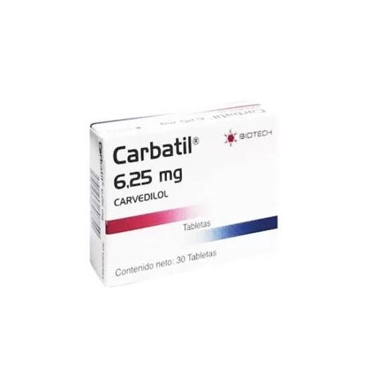CARBATIL 6,25MG X 30TAB