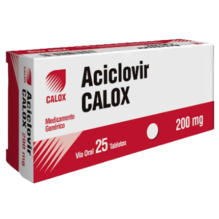 ACICLOVIR 200MG X 25  (CALOX)