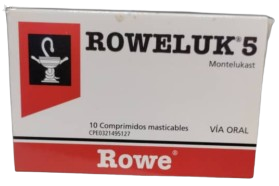 ROWELUK 5 MG x 10 COMP REC