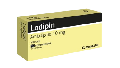 LODIPIN 10 MG X 10 COMP