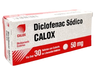 DICLOFENAC SODICO 50MG X 30TAB CALOX