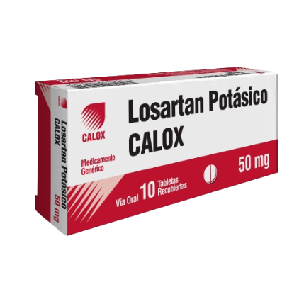 LOSARTAN POTASICO 50MG X 10TAB CALOX