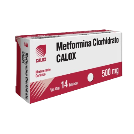 METFORMINA CLORHID 500MG X 14TAB CALOX