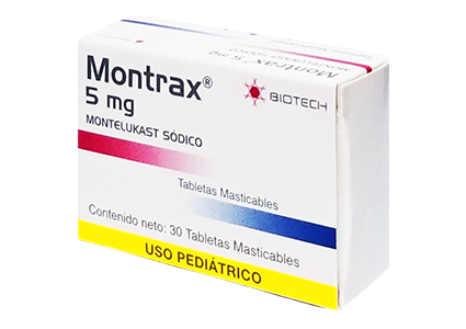 MONTRAX 5MG X 30TAB MASTICABLE