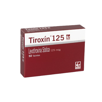 TIROXIN 125MCG X 50 TAB