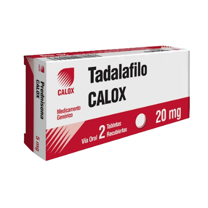 TADALAFILO 20MG X 2TAB CALOX