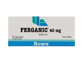 FERGANIC 40MG X 14 CAP