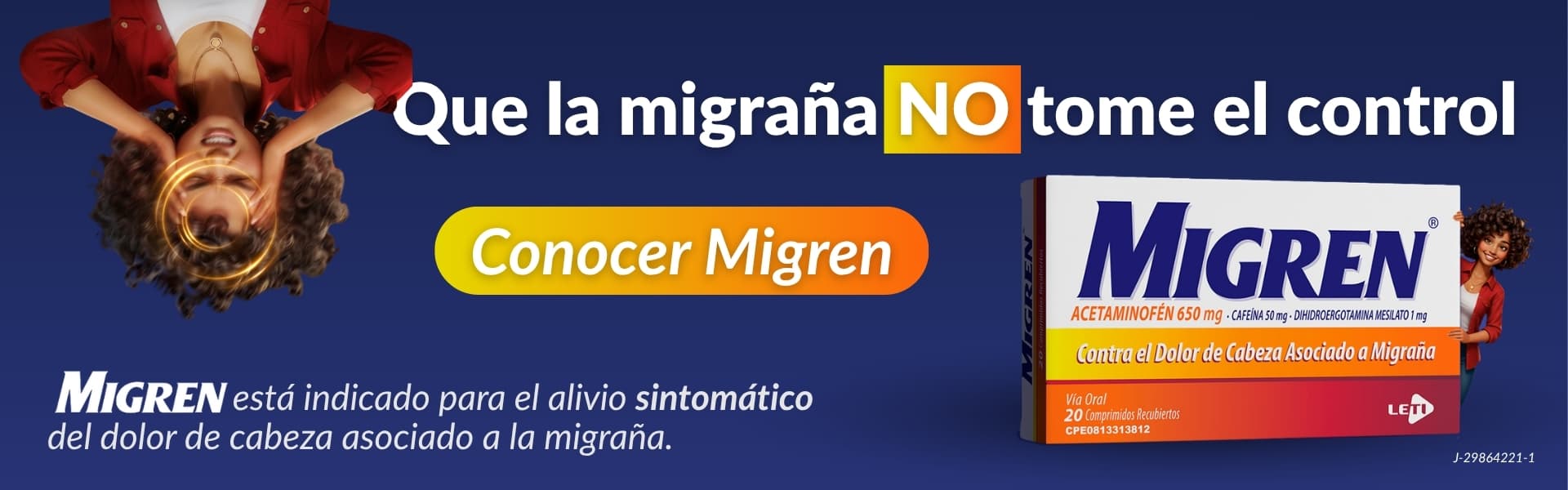 Que la migraña no tome el control