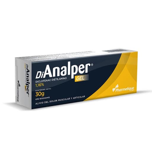 DIANALPER GEL 116% 30GR PHARMETIQUE