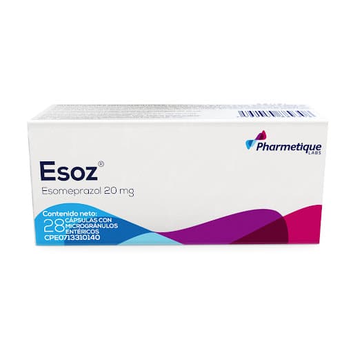 ESOZ 20MG X 28 CAP
