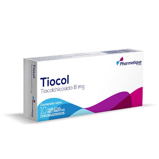 TIOCOL 8MG X 10 TAB