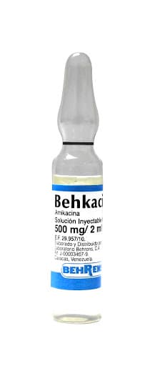 BEHKACIN 500MG/ML 2ML X 1 AMP (AMIKACINA