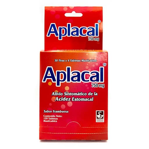 APLACAL 750MG X 4TAB FRAMBUESA DISPLAY