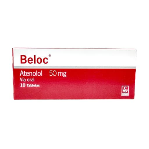 BELOC 50MG X 10 TAB ATENOLOL