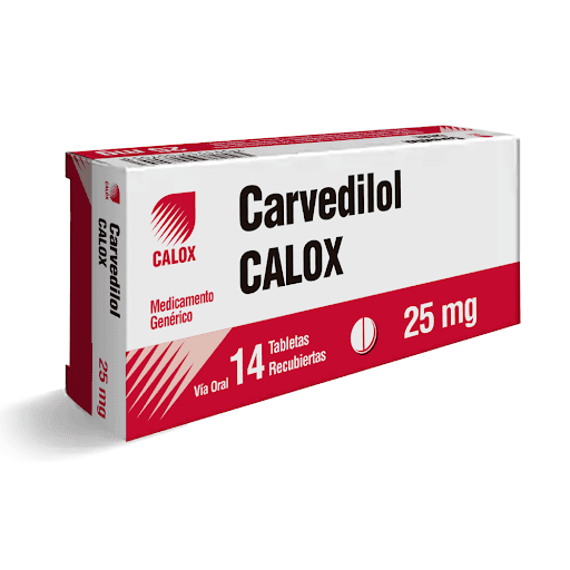 CARVEDILOL 25MG X 14TAB CALOX