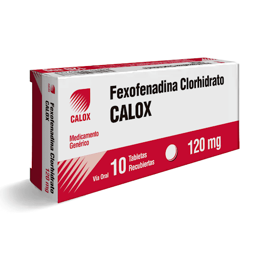 FEXOFENADINA 120MG X 10TAB CALOX