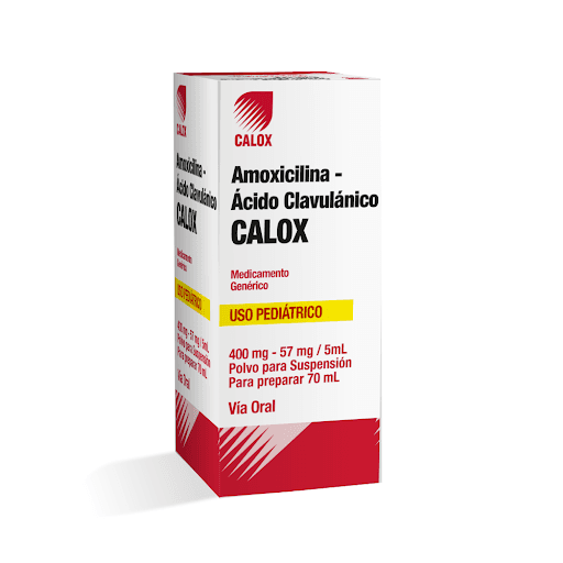 AMOXI+ACID CLAVU 400MG-57MG X 70ML CALOX