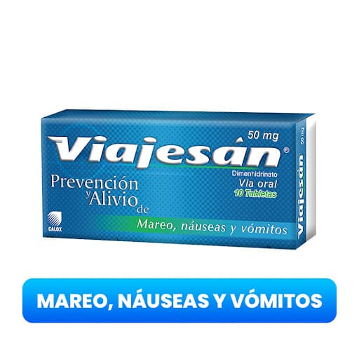 VIAJESAN 50MG X 10TAB CALOX