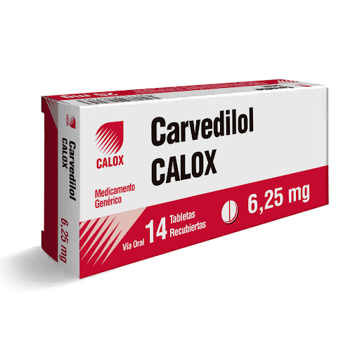 CARVEDILOL 625MG X 14TAB CALOX
