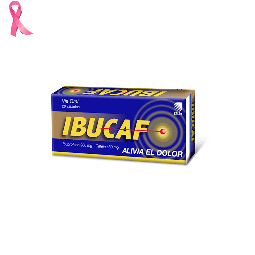 IBUCAF 200MG-30MG X 20TAB