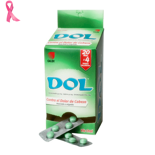 DOL 450MG/40MG/1MG X 4TAB BLIST DISP