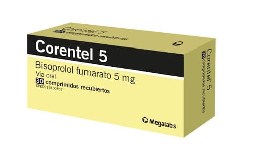 CORENTEL 5MG X 30 COMP REC