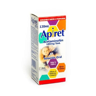 APIRET 180MG/5ML X 120ML SOLUCION