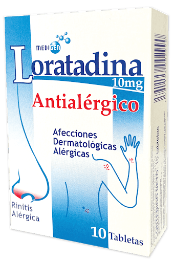 LORATADINA 10MG X 10TAB MEDIGEN