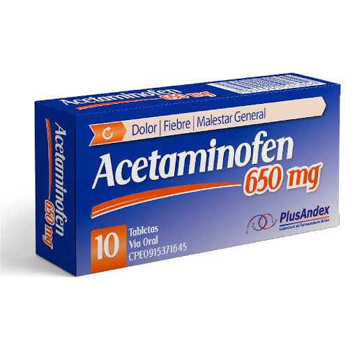 ACETAMINOFEN 650MG X 10TAB