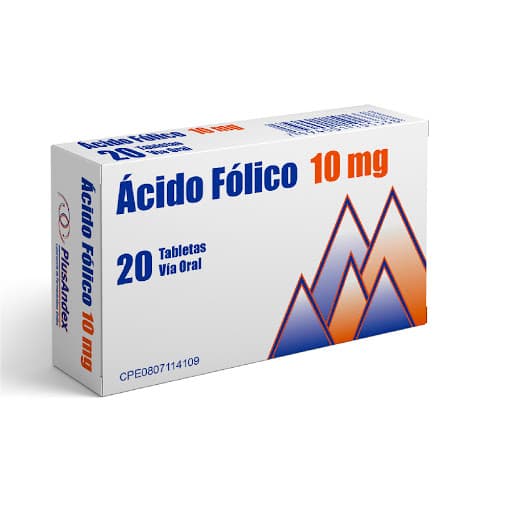 ACIDO FOLICO 10MG X 20 TAB