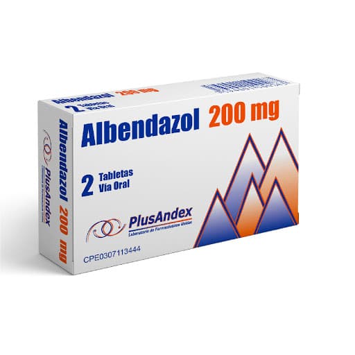 ALBENDAZOL 200MG X 2TAB