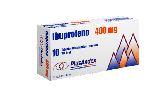 IBUPROFENO 400MG X 10TAB PLUSANDEX