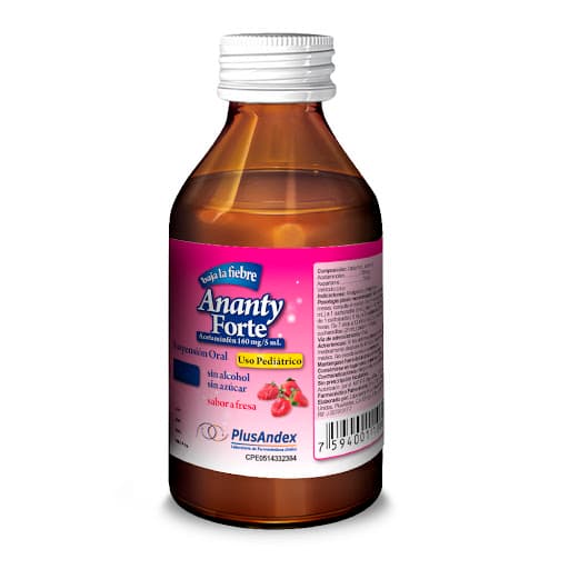 ANANTY FORTE 160MG/5ML X 120ML