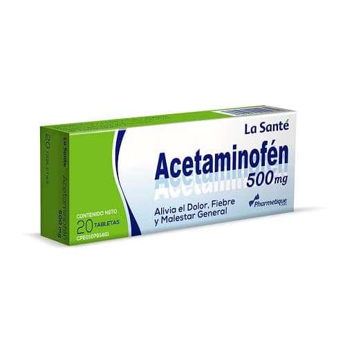 ACETAMINOFEN 500MG X 20TAB ELTER