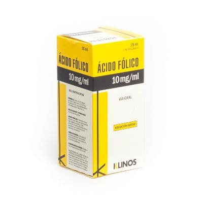 ACIDO FOLICO 10MG X 15ML GOTAS