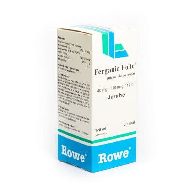 FERGANIC FOLIC JBE X 120 ML