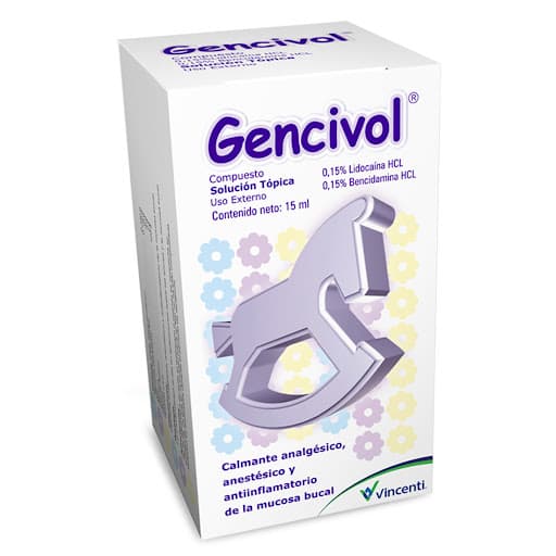 GENCIVOL SOLUCION TOPICA 15ML
