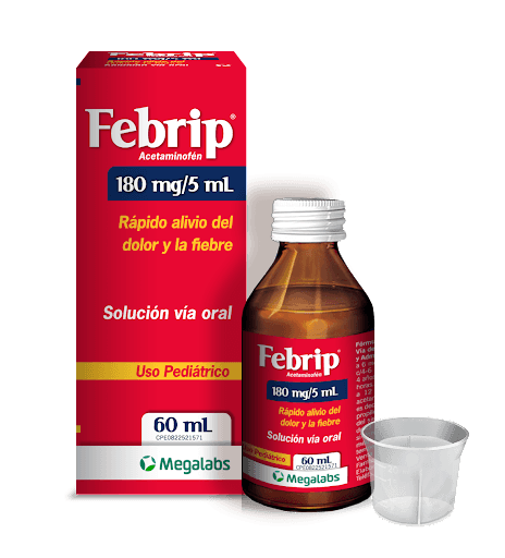 FEBRIP 180MG/5ML X 60ML SOLUC ORAL PED