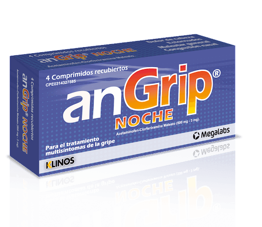 ANGRIP NOCHE  X 4 COM ACETAMINOFEN