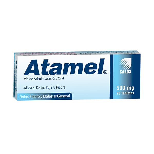 ATAMEL 500 MG X 20 TAB