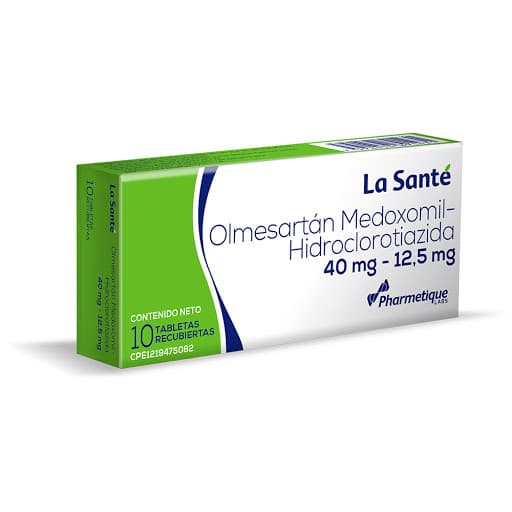 OLMESARTAN MEDO-HIDRO 40MG-12.5MG X 10 T