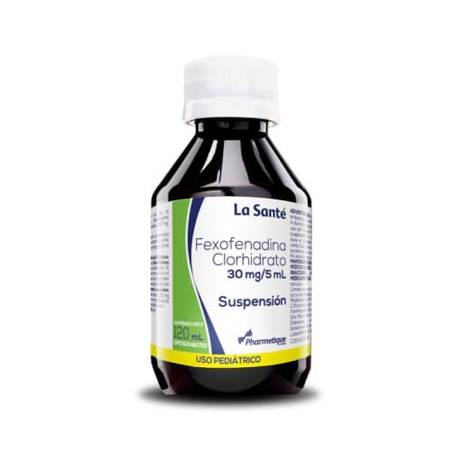 FEXOFENADINA CLORHID 30MG/5ML 120ML PED