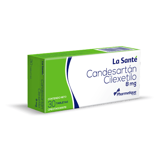 CANDESARTAN CILEXETILO 8MG X 10TAB SANTE