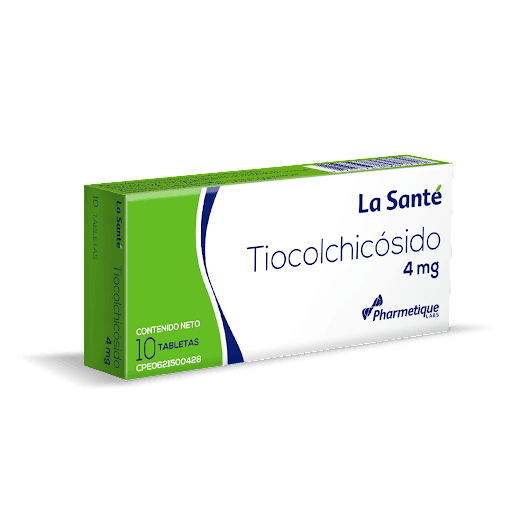 TIOCOLCHICOSIDO 4MG X 10TAB