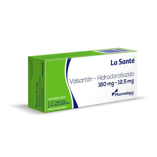 VALSARTAN-HIDROCLO 160MG-125MG X 14TAB
