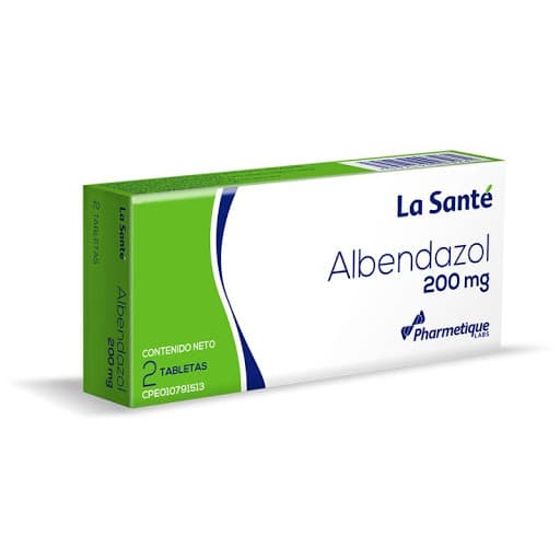 ALBENDAZOL 200MG X 2TAB PHARMETIQUE