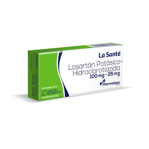 LOSARTAN POTASICO-HIDRO 100MG-25MG X10T
