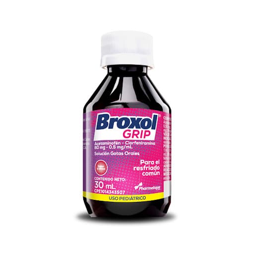 BROXOLGRIP 80mg-05mg SOL GOT PED X 30mL