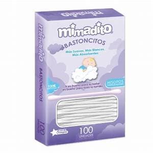 BASTONCITOS MIMADITOS (HISOPOS) X100UNID