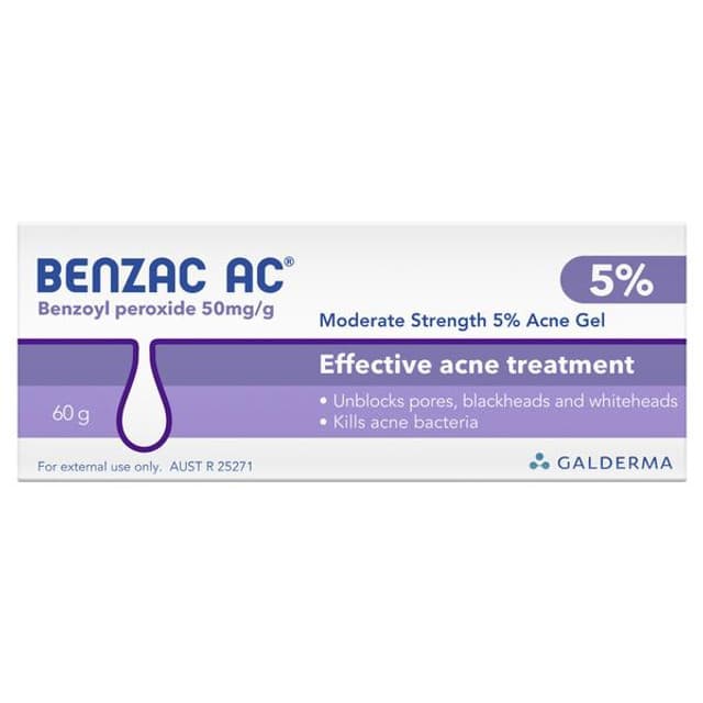BENZAC AC GEL 5% X 60G